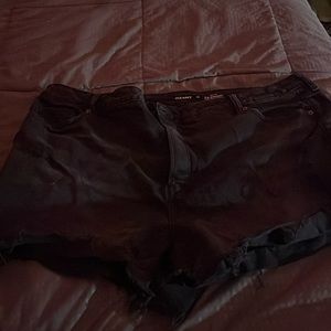 Old navy black jean shorts
